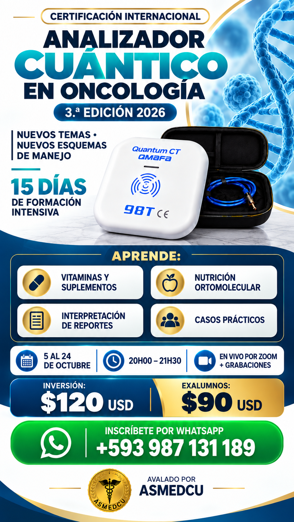 curso de manejo del analizador cuanrtico